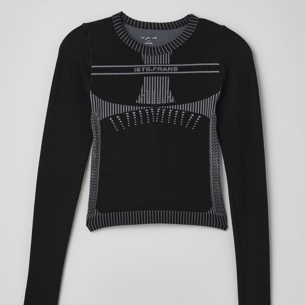 Iets Frans Open Back Seamless Long Sleeve Top